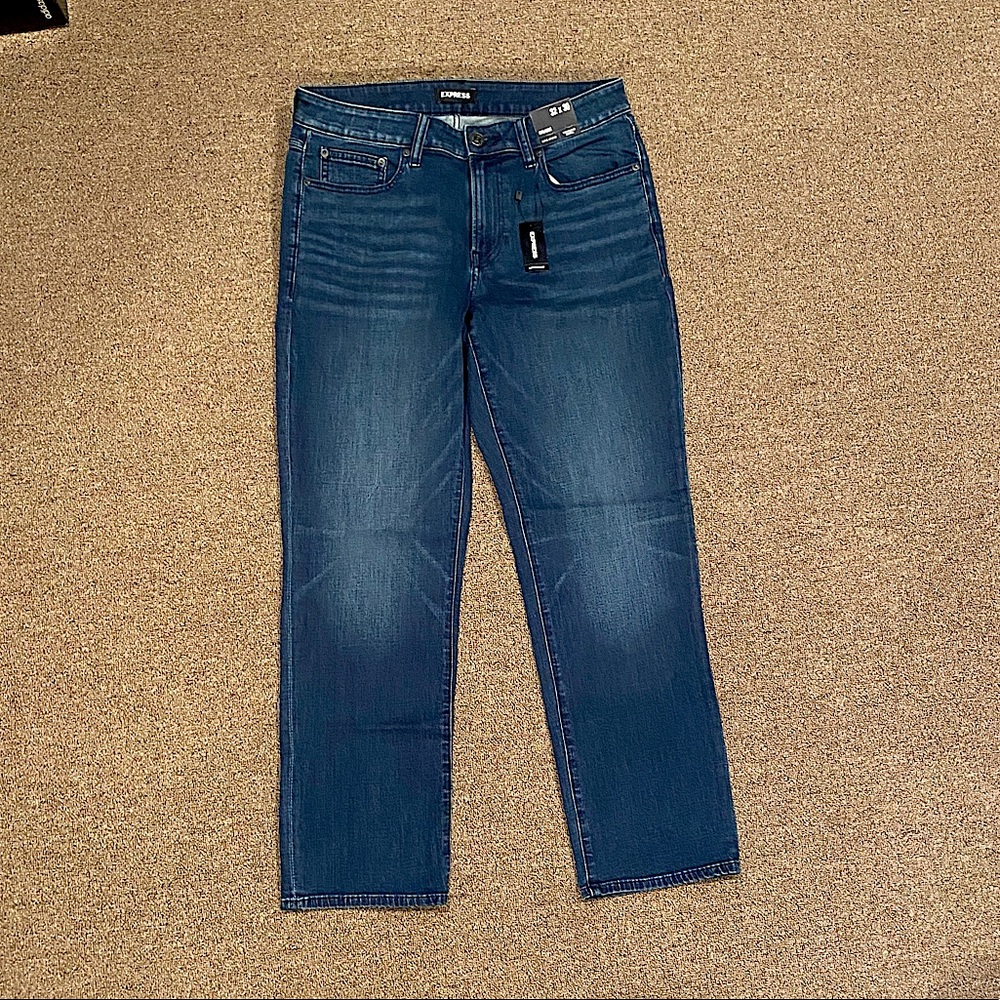 Express Stretch Straight Leg Jeans